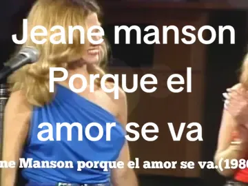 Jeane manson-porque el amor se va #baladasdelrecuerdos #músicainolvidable #clasicosinolvidable #corazonesrosa #inolvidables80 #jeanemanson 