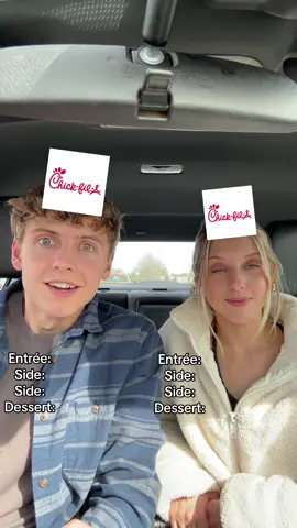 How did we do on our orders? #WhereToEat #couplecontent #fastfood #thequistfamily #chickfila #dunkin #popeyes 