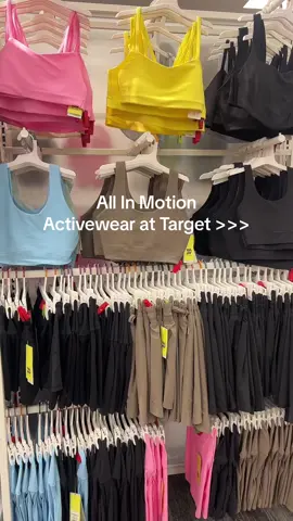 I am obsessed with the All In Motion activewear line at @target !!! Such good quality and colors for spring. I have so many pieces & need one in every style pls 😅🥰  #allinmotion #target #targetfinds #allinmotionactivewear #activewear #lululemondupe #dupe #workoutset #workoutfit #springfashion @All in motion 💗 