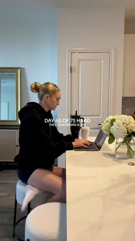 DAY 65/75: the countdown is on! ready ti take on these last 10 days stronger than ever. #75hard 