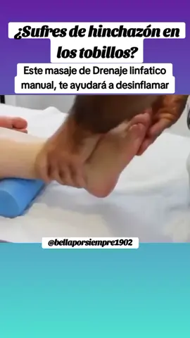 Si sufres de hinchazón en los tobillos este masaje será de gran ayuda para ti 💗, hay que realizarlo con firmeza pero con movimientos suaves, puedes utilizar aceite para no lastimar la zona. Realizarlo cada 3er día. #fisioterapia #drenajelinfático #drenajelinfáticomanual #tobillos #desinflama #pies #masajesrelajantes #viral #fyp 