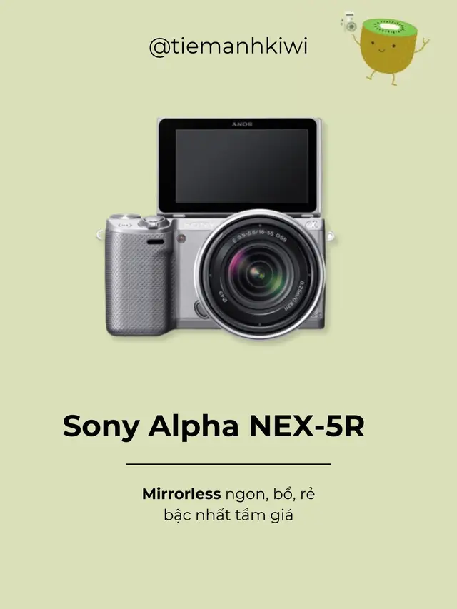Chiếc mirrorless nhỏ gọn, đầy đủ tính năng, chụp quay tốt trong tầm giá #tiemanhkiwi #fyf #fyp 