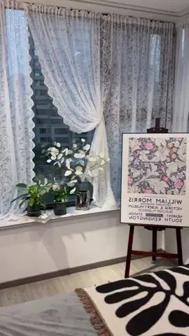 Vintage lace curtain #fyp #lacecurtains #langsirputih #sheercurtains #curtains #household #homedecor 