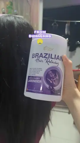 Salon hair treatment at home with Brazilian Lavender Variant 😍#hairtreatment #brazilian #nomoresalon #buy1take1 #lavender #merrysunbraziliantreatment #haircare #tiktokbudol 