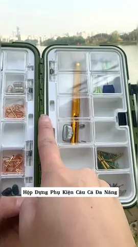 Hộp Đựng Phụ Kiện Câu Cá Cực Gọn , Chống Nước #câu_đài #caudai #vietdocau #fishing #cauca #câucá #docau #hopdungphukiencau 