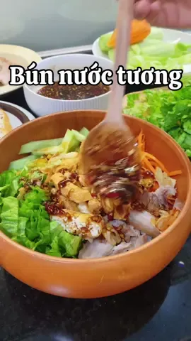 Bún nước tương mãi đỉnkkk ạ 🤌🏻 #bunnuoctuong #ancungtiktok #chanzskitchen #xuhuong 