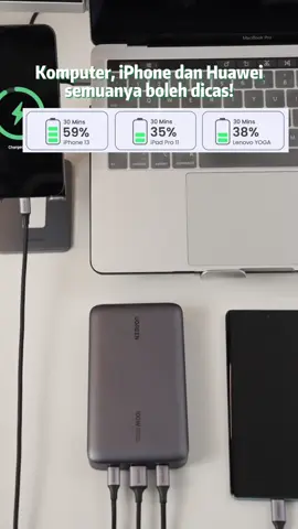 Berkuasa dan mesti ada untuk perjalanan.#DiscoverGlobalTreasures #ugreen #fastcharging #powerbank #TikTokTawaranHariGaji 