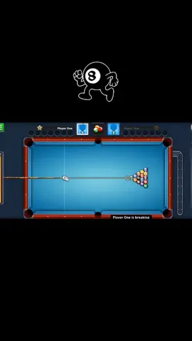 Tricks break on 8 ball pool#tricks #8ballpool #breaktricks #mathematics #math #foryou #fyp 