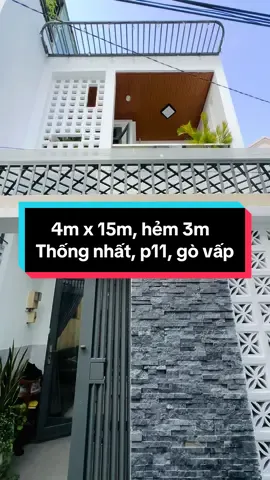 4m x 15m, sát mặt tiền đường số, p11 #nhadep #nhapho #batdongsan #nhadepgovap 