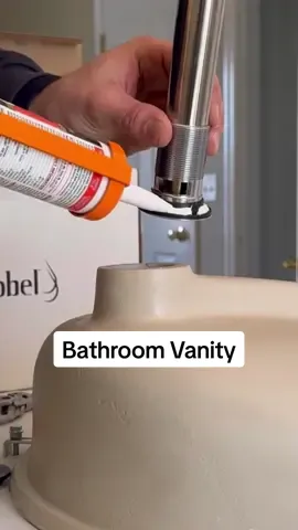 Bathroom Vanity  #newbathroom #bathroomrenovation #sink #newsink #diybathroom #bathroomideas #diyplumbing #tradetips #homerenovation 