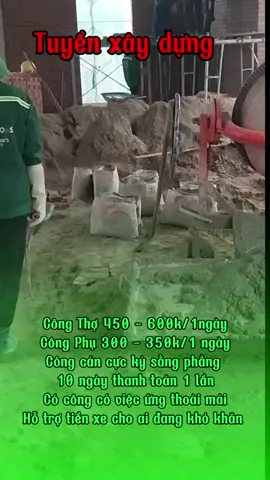 Việc làm xây dựng tại hà nội, tôi đang cần gấp #xaydung #xaydunghanoi #vieclamxaydunggepcoppha 