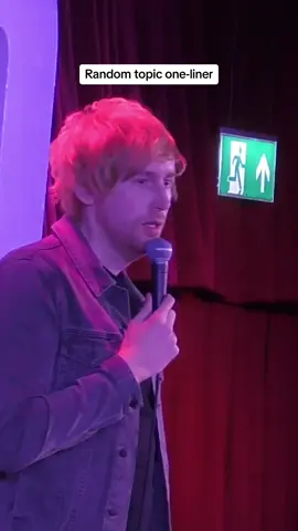 Random topic one-liner | On tour now | #standup #standupcomedy #improv #funny #funnyvideos #jokes 