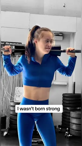 I was born with low muscle tone.  Over time with hard work I became strong! 💪 #strongwomen #gymmotivation #crossfitter #disabilityawareness #downsyndrome #crossfit 