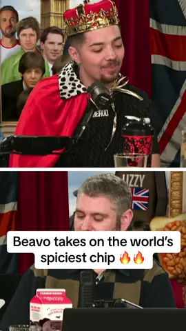 Beavo takes on the spicy chip on the H3 Podcast 🔥 #h3podcast #ethankleinh3 #ethanklein #h3h3 #podcastclips #beavo #beavoclips #spicy #spicyfood 