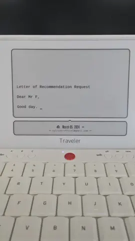 Freewrite Traveler  #writer #writersoftiktok #writertok #freewrite #freewritetraveler 