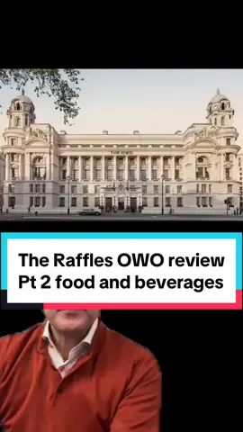 Pt.2 What it's like to stay at The Raffles OWO, the ultra luxury hotel and architectural landmark #raffleshotel #rafflesowo #london #hotel #food #restaurant #bars 
