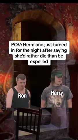 I mean, we get up to some mischief, but that’s just crazy right?? #harryronandhermione #orworseexpelled #hermionegranger #hermione #hermionetok #gobletoffire #triwizardtournament #orderofthephoenix #hagridshut #harrypottertiktok #muggleborn #pureblood #dracomalfoy #malfoymanor #avadakedavra #deatheater #gryffindorcommonroom #itsleviosanotleviosa #hufflepuff #notmenothermioneyou 