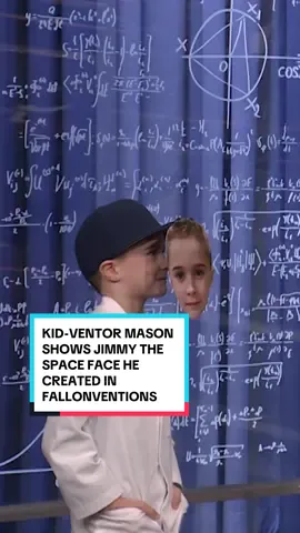 Kid-ventor Mason shows Jimmy the Space Face he created in Fallonventions! #FallonTonight #TonightShow 