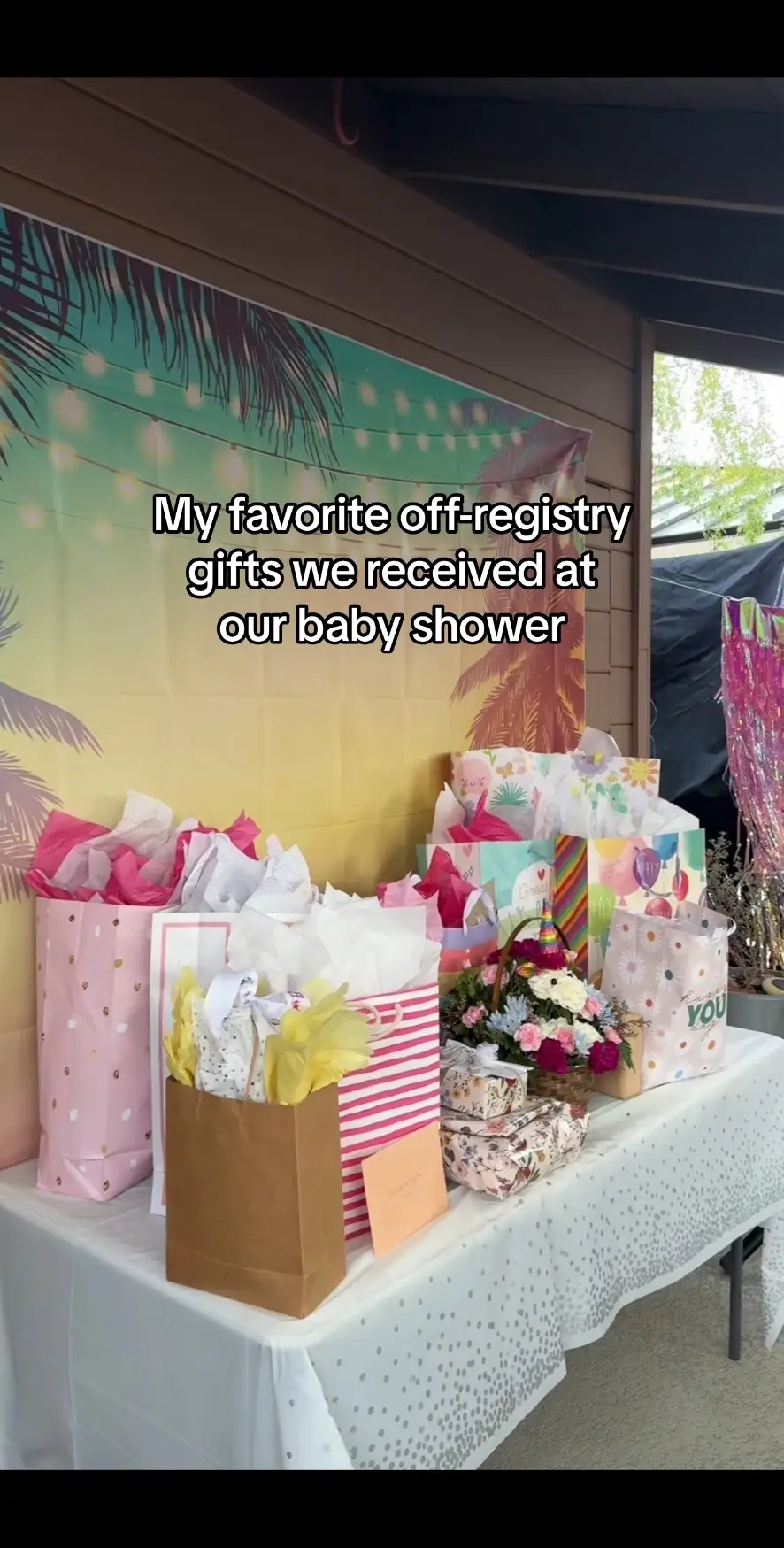 I’m so appreciative of how thoughtful our friends and family are 😭 our daughter is already so loved #babyshowergifts #babyshowergiftideas #giftideas 