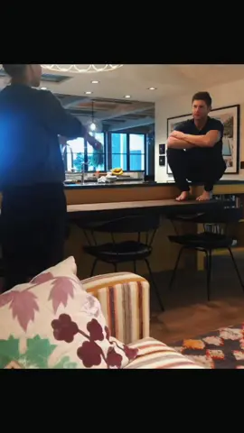 Danneel and Jensen being themselves.  love the dad voice at the end #jensenackles #danneelackles #supernatural #theboys #marriage #couple #fun 