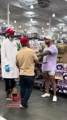 #Costco shopper catches another man sneaking photos of his wife and confronts him! #fyp #foryou #publicfreakout #freakout 