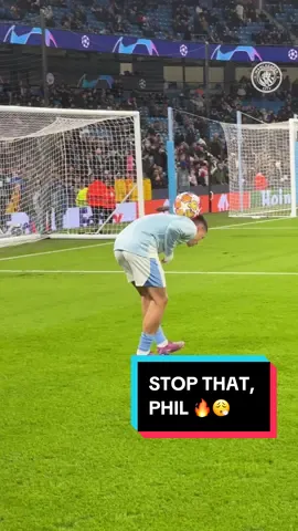 Stop that, @Phil Foden! 🔥😮‍💨 #ManCity #ManchesterCity #Foden #PhilFoden #UCL #ChampionsLeague 