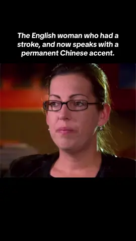 Stroke vibes permanently turned an English woman’s accent into Chinese! 🎭 #uk #china #chinese #english #immigration #racism #accentcheck 