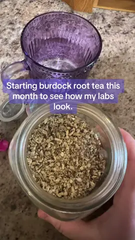 Starting burdock root tea #myeloma #bloodcancer #herbalmedicine 