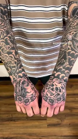All work by Scott Moss #melbournetattooartist #americantraditional #tattoos #traditionaltattoo #traditionalartist #scottmosstattoos #blacktattoos #blacktattoo #fullsleevetattoo 