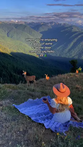 I think I like this little life ✨ #olympicnationalpark #deer #bambi #outdoorsygirl #washingtonstate 