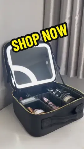 L24BEAUTY™ LED Portable Makeup Case 😍  This makeup case is a compact and stylish case that is designed for storing and transporting makeup and cosmetics. It features energy-efficient LED lights that are built into the mirror on the case's lid, which provides bright and even illumination for applying makeup in any lighting conditions, including low-light environments. PRICE - 89.99$ #beauty #texasbeauty #tiktok #fyp #foryou #trending #beautyshop #usa #houstonshopping #makeup 