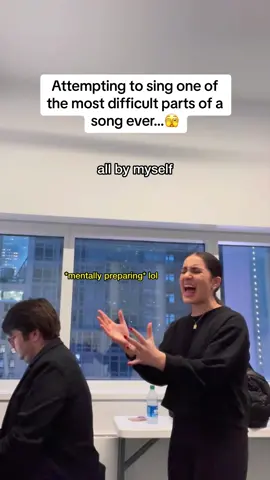 Hands down one of the most challenging songs to sing in history…🫠 tried my best lol #celinedion #allbymyself #allbymyselfchallenge #highnote #singingchallenge @James Stryska 