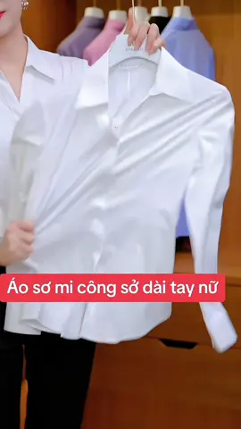 Áo sơ mi trắng công sở 4065kg #aosominu #aosomidaitay #thoitrangtiktok #trending #thinhhanh 