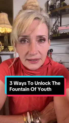 The BEST ANTI AGING TIPS that will unlock the fountain of youth ⛲️ #fountainofyouth #antiaging #antiaginghacks #livelonger #over50women #lookyounger #eternalglowtok #egtok 