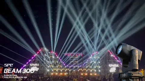 SPE BEAM 300 ตัวละ 13,000 1 คู่ พร้อมแร็ค 28,000 #APL #lighting #เครื่องเสียงกลางแจ้ง #รีวิว 