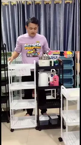 AIB GG ชั้นวางของรถเข็นพลาสติก 3/4/5ชั้น พร้อมล้อเลื่อน+ที่จับ รถเข็นเก็บของ เคลื่อนย้าย สะดวก อุปกรณ์จัดเก็บครัว ติดตั้งง่าย ทิชชู่ ชั้นวาง ของอเนกประสงค์ ชั้นวางของในห้องครัว #สินค้าคุณภาพดี #สินค้าพร้อมส่ง #กดที่ตะกร้าคลิปนี้เลย 