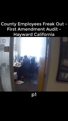 County Employees Freak Out - First Amendment Audit - Hayward California