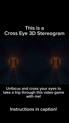 How to see stereograms: 1. Get close to the screen with your eyes so your vision becomes unfocused, make sure the two images on the screen turn into one singular image 2. Slowly back away from the screen, keeping your eyes unfocused and crossed until you see a third image pop up. 3. Now you are seeing 3D without glasses! Well done and enjoy the view. #stereogram #opticalillusion #illusion #Minecraft 