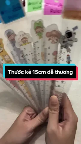 Thước kẻ 15cm với họa tiết dễ thương là một vật dụng không thể thiếu trong túi đồ học tập của bé #thuocke #thuockecute #thuockedethuong #dungcuhoctap #sodunghoctap #xuhuong #vanphongpham 