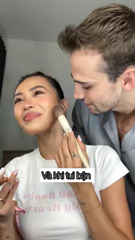 Lúc nào không lại lại ngay khúc đang makeup coi điên không mn??? #couplelove #couplevideos #couplelife #comedyvideo #couplefacts #couplefunnyvideos #couplestiktok 