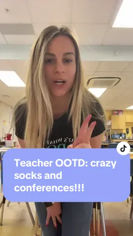 Today is gonna be a loooong one🦋🐰📚🧦 #OOTD #teacherootd #outfitoftheday #teacheroutfitoftheday #outfitcheck #teacheroutfitcheck #outfit #teacheroutfit #crazysocks #teachertok #teachertiktok #teachersoftiktok 