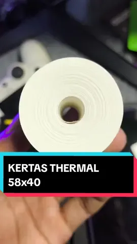 kertas thermal 58mm x40 polos tidak pudar harga grosir murah #kertasthermal #kertasthermalmurah #kertasstrukthermal #kertasstruk #kertasthermalprinter #kertasthermalgrosir #kertasthermal58x40 #ramadanekstraseru 