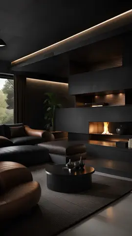 #darkinterior #luxury #luxuryhomes #homedeco #inspiration #homedesign #interiordesign #modern #glamour #blackandbrown 