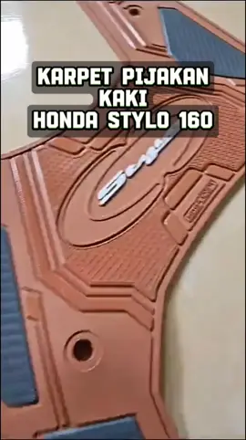 protector karpet khusus honda stylo 160. sudah ada dudukan bautnya seperti ORIGINAL. bkn karpet murahan ya dan ini original MOTOPAD27. PNP, high quality, stong ADHESIVE, LENTUR, bahan premium. ketebalan mencapai -+ 7mili terdiri dari 6 pilihan warna list merah list putih List gold list cream hitam dasar coklat original produk motopad27. bukan produk kualitas murahan. UNTUK HARGA DAN PEMBELIAN LANGSUNG KLIK KERANJANG KUNING YA BOSSKU... #karpetstylo160 #karpetpijakankakistylo160 #coverkarpetstylo160 #protectorkarpetstylo160 #hondastylo160 #karpetkakistylo160 #stylo160 #stylo160indonesia #stylo160modifikasi #belilokal #shopmaster #ramadanekstraseru 