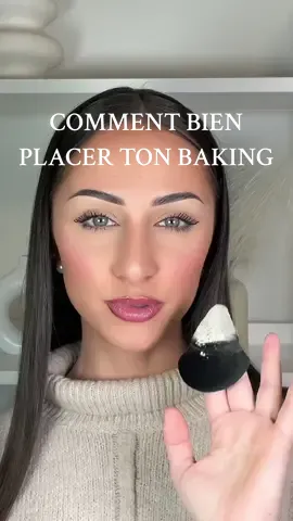 Comment bien appliquer ton baking 👆🏽#baking #powder #hudabeauty #makeuphacks #astuce 