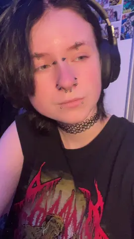 Happy 10 facial piercings to me now that i got my angel bites 🤭 ( they were so painful to get pierced oml ) 