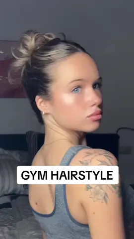 Replying to @supimlico how to do the top knot bun! try this hairstyle next time you go to the gym or workout🤭 #gym #GymTok #gymhair #gymhairstyle #workout #workouthairstyles #longhairstyles #topknot #buntutorial #hairinspo #hairideas #hair #hairtok #topknotbun #slickback 