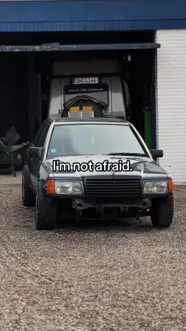 Machinery in the making #fy #fyp #mercedes #190e #w201 #carsoftiktok #fd #projectcar #builtnotbought #cartok #oldcar #benz #bequiet #quiet #ghost 