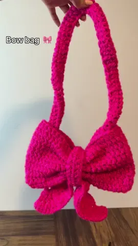 Trending bow bag 🎀💖🫶 #bowbag #ribbonbag #crochetbow #crochetribbonbag #crochetbag #pinkbag #barbiebag 