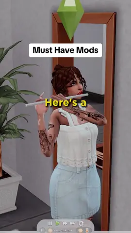 Sims can play the flute with this mod! #thesims #sims4mods #simstok #thesims4 